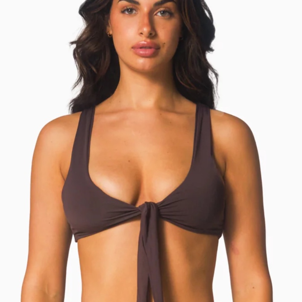 437 Kenzie Bikini Top- Espresso